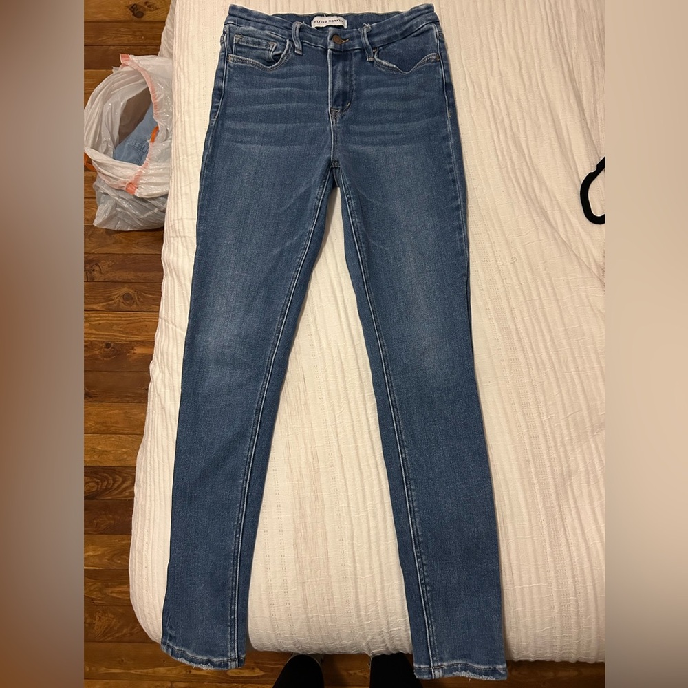 Flying Monkey Stretchy Skinny Non-Distressed Jeans